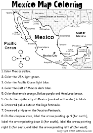 Coloring pages color by number page worksheets color by number. Mexico Map Colouring Pages Elementary Spanish Mexico Map Mexico