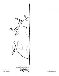 10 Free Coloring Pages Bug Symmetry Art For Kids Hub Symmetry Art Art For Kids Hub Art For Kids