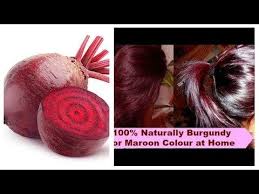 بحبة شمندر بيطراف احصلي على لون شعر احمر جميل جدا احسن من الصبغة الكيميائية Youtube Color Maroon Color Dyed Hair