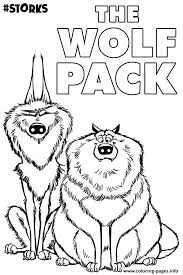 On january 5, 2019january 5, 2019 by coloring.rocks! The Wolf Pack From Movie Storks Coloring Pages Printable