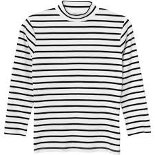 Black And White Long Sleeve Turtleneck Monki Fitted Sleeve Top Striped Long Sleeve Shirt Striped Sleeve Shirt Long Sleeve Striped Top