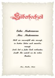 13 kostenlose bilder zum thema silberhochzeit. 8 Beispiele Fur Hochzeitsurkunden Zum Selbst Erstellen