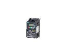 6SL3210-5BB11-2UV1 SIEMENS SINAMICS V20 200-240V 1AC -10/+10% 47-63Hz rated  power 0.12 kW with 150% overload..