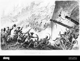 Battle of seringapatam hi-res stock ...