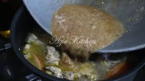 1 cawan beras (direndam semalaman) air secukupnya 1 kiub pati ayam 1 sudu besar. Sup Ayam Kampung Yang Sedap Azie Kitchen