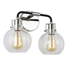 Hinley Seeded Glass Vanity Light 2 Light In 2020 Glass Vanity Seeded Glass Vanity Lighting