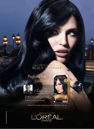 Loreal Sapphire Blue Hair Colour Dye Black Hair Dye Loreal Hair Color Blue Black Hair