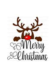 Download Baby Reindeer Merry Christmas Svg File Christmas Instant Download Use With Cricut Or Silhouette Svg Cu Merry Christmas Images Christmas Svg Files Christmas Svg
