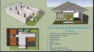  Contoh Terbaru Denah Rumah Minimalis 4 Kamar Tidur 1 Mushola 1 Garasi Ya Denah Rumah Rumah Rumah Minimalis