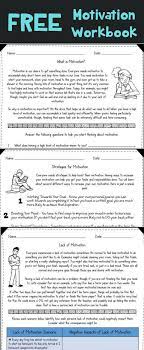 Motivation Workbook Free Sample Motivation Activities Motivational Interviewing Counseling Activities