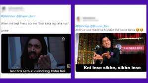 In that video couple where crying and makingan appeal to everyone to come and visit there places and eat here. Bhuvan Bam S Ultimate Roast Video Gets Thumbs Up From His Fans Twitterati Makes Funny Jokes With Bbkivines New Funny Meme Templates Latestly