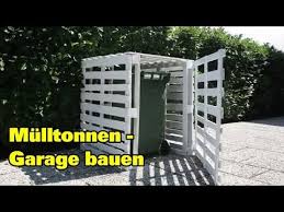 Die kosten für eine selbst gebaute garage liegen etwa 60 prozent höher als für eine betonfertiggarage. Mulltonnen Garage Selber Bauen Aus Europaletten Mulltonnenbox Selber B Mulltonnenbox Selber Bauen Garage Selber Bauen Mulltonnenbox