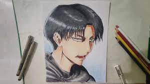 HOW TO DRAW Levi Ackerman side view from Attack On Titan(進撃の巨人) s4 ..  #attackontitan[NCS Release ] - YouTube