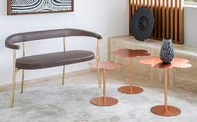 Just pick one in a size and shape that complements your space. Coffee Table With Flower Shaped Top Idfdesign