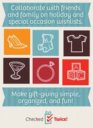 Checked Twice Online Christmas Lists Christmas List App Christmas Organization Book Giveaways