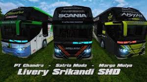 Bagimana tidak, dengan tampilan bus yang cukup keren dan juga lintasan jalan yang sangat naturan membuat para. Satria Muda Margo Mulyo Pt Chandra Livery Bussid Srikandi Shd Youtube
