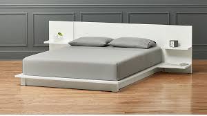 Andes White Storage Bed Cb2 White Queen Bed Bed Frame With Storage White Bedroom Furniture