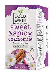 We did not find results for: Amazon Com Good Earth Sweet Spicy Caffeine Free Chamomile Herbal Tea 18 Tea Bags Pack Of 6 Grocery Gourmet Food