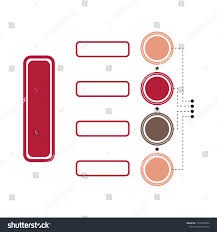 Colorful Infographic Process Chart Arrows Step Stock Vector
