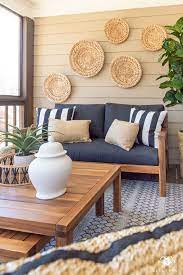 Screened In Porch Before After Makeover Reveal Kelley Nan Wooden Outdoor Furniture Outdoor Wall Decor Outdoor Living Furniture