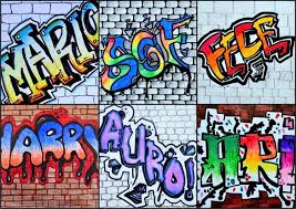 Name In Graffiti Style Sixth Grade Art Ideas Schriftzug Erstellen Graffiti Buchstaben Schulkunstprojekte Kunst Unterrichten