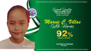 The best preparation for good work tomorrow is to do good work today!  Congratulations Grade 7 Calla Lily Honor students!