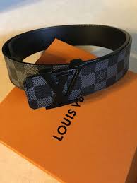 Black And Grey Checkered Louis Vuitton Belt Louis Vuitton Damier Belt 95 38 Fits 32 36 Louisvuitton Louis Vuitton Gurtel Louis Vuitton Handtaschen Mannergurtel