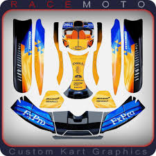 2019 Mclaren Renault F1 Karting Sticker Kit For Kg Bde Buru Duo Pods Nosecone Nassau Panel Go Kart F1 Karting Karting