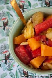 Salade De Melon Pasteque Et Ananas Salade Melon Pasteque Salade De Fruits