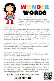 Word generators the best word game helpers to make words. Kids Esl Game To Teach Cvc Blends Wonder Words Tefl Lemon Free Esl Lesson Ideas And Great Content For Tefl Teachers
