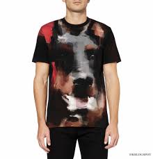 Givenchy Doberman Print Cuban Fit T Shirt Second Kulture