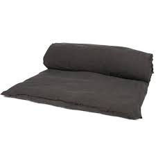 Edredon En Lin Lave Linge De Maison En Lin Harmony Edredon Lin Lave Couleur Charbon