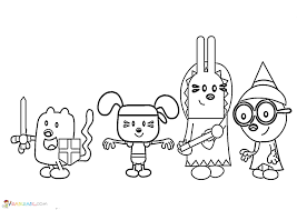 Wow wow wubbzy wacky wig coloring page. Wow Wow Wubbzy Coloring Pages Print For Free
