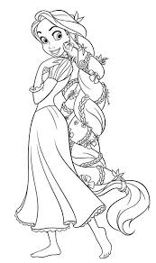 Coloriage Rapunzel Coloring Pages Tangled Coloring Pages Disney Princess Coloring Pages
