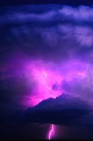 Supercell Pink Lightning Strike Mother Nature Wild Nature Nature Photos