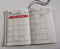 My December Bullet Journal Monthly Layout Calendar View Is Chocked Full Of Christmas Spir Bullet Journal Christmas December Bullet Journal Bullet Journal Month