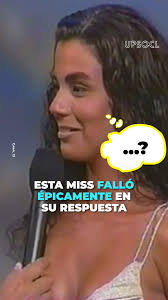 Esta Miss no sabía qué responder…