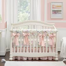 Mohap double fitted sheet with 30cm depth pocket only bedsheet no. Watercolor Floral Crib Bedding Set With Pink Linen Bows