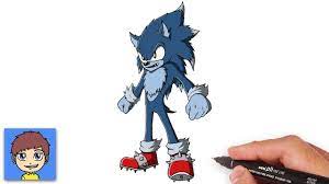 How To Draw Sonic The Werehog Step By Step - Easy Drawing Tutorial - Youtube