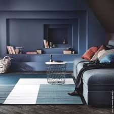 Blaue Stunde Couch Vallentuna Couchtisch Kvistbro Teppich Roskilde Meinikea Ikea Deco Tapis Salon Ikea