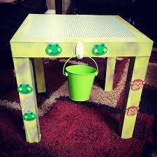 Homemade Lego Table Target Table 15 Lego Baseplate 15 Paint 6 Target Table Lego Table Art Projects