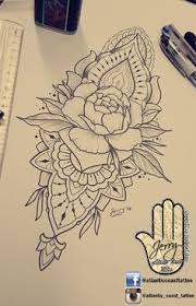 A tattoo style for the ladies, lace tattoos are the perfect choice for girls and women who want to express their femininity. Mandala Thigh Tattoo Outline Novocom Top