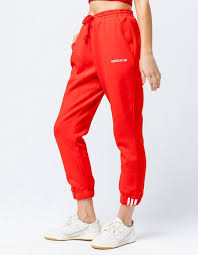 Black And Red Joggers Womens Adidas Coeeze Red Womens Jogger Pants Red 335128300 Pants Women Fashion Joggers Womens Women Jogger Pants