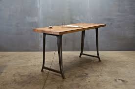 1930s Industrial Work Table With Maple Top 61w X 26d X 33 5h Modern50 1840 Modern Table Legs Work Table Furniture