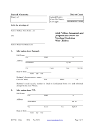 printable divorce papers mn fill and sign printable template online us legal forms