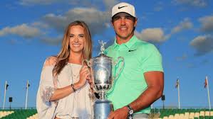 Brooks koepka won the u.s. Brooks Koepka S Girlfriend Joe Buck Called Jena Sims The Wrong Name Heavy Com
