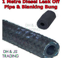 1 Metre Diesel Leak Off Pipe + Blanking Bung Kit Fuel Line Hose Hosing