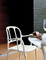 Polypropylene with glass fibre added. Magis Mila Chair Set Of 2 Chair Dining Chair Design Chair Design