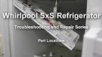 Whirlpool Side by Side Refrigerator - Not Cooling Series - Part ...