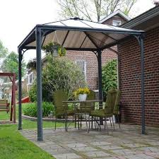 10 X10 Palermo 3000 Gazebo Palram Rustic Pergola Garden Gazebo Small Gazebo